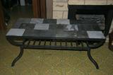 Slat top table