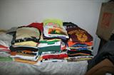Loads of tee shorts, most brand new more still in boxes, size large & extra large