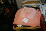 Polo shirts most new or back from cleaners