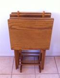 TV trays w/ stand
