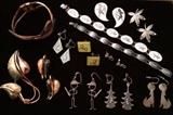 sterling and copper jewelry