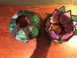 Stained Glass Light Fixture Covers