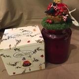 Candle with Topper Kathy Hatch