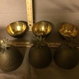 Pineapple Brass Decor