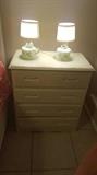 Bedroom Lamps, Chest of Drawers