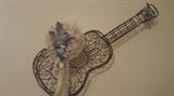 Wire Guitar Wall Hanging