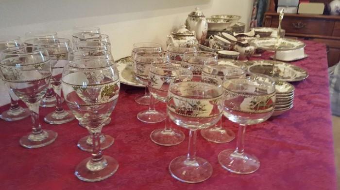 The Friendly Village Stonewall England Johnson Brothers Glassware