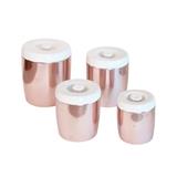 Anodized Aluminum Canister Set: 19.50