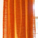 Way Fab Retro Orange Mesh Curtains: 60.00 pair