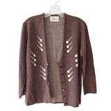 Vintage Orlon Low Neck Cardigan: 22.50