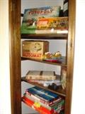 Vintage games and toys.  Many from England and Europe.