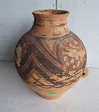 Ancient Chinese Pottery Storage Jar, West China, Gansu Province, Majiayao Culture, Neolithic period (Banshan phase, 2600-2300 BC) Iron Oxide and Manganese decorations