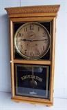 C/1890 Waterbury 30 day Oak wall Regulator 