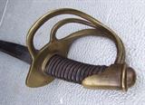 Model 1840 US Calvary Saber w/scabbard "Wrist Breaker type", cleaned 