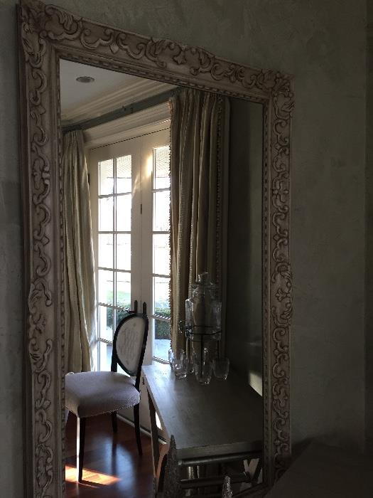 Large framed mirror - in Dining Room