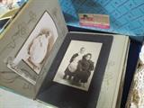 Black and white photos in photo album