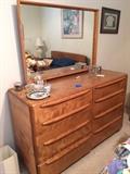 Heywood Wakefield dresser with mirror 