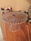 Fostoria cake plate 