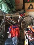 Bikes and a packed garage that we will be going through and adding pictures 
