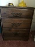 3 drawer wooden night stand