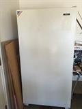 Another view of freezer in garage