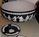 Another Rare Large Wedgwood black/white Bowl Jasperware...Dancing Hours