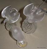 Lalique L'Air du temps perfume bottles and Rapace Owl  Bird