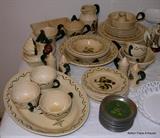 Metlox Rooster Dinnerware