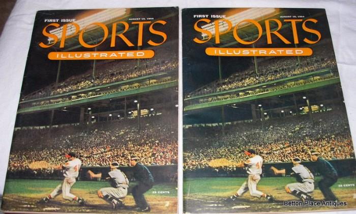 Two First Issue Sports Illustrated Magazines in very nice condition also in this Sale
