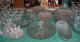 Collection of Fostoria American Glassware....a lot of it...
