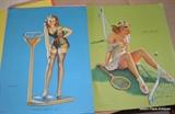 Vintage pin up booklet