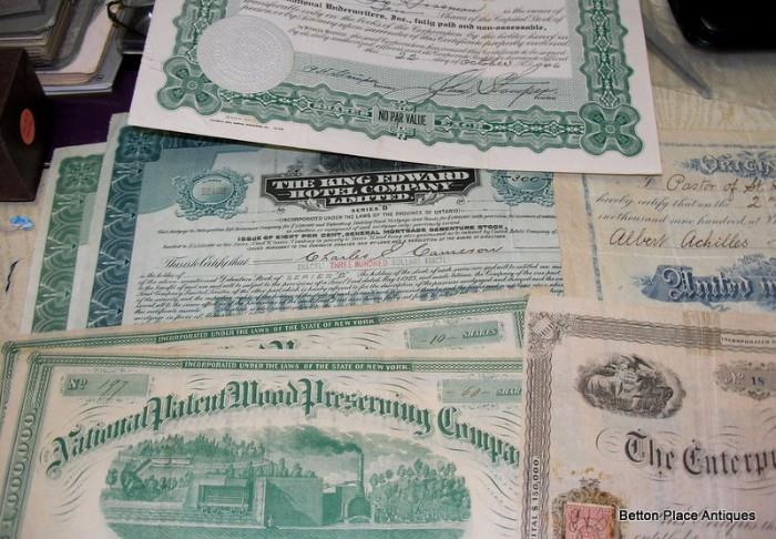 Old Certificates.....