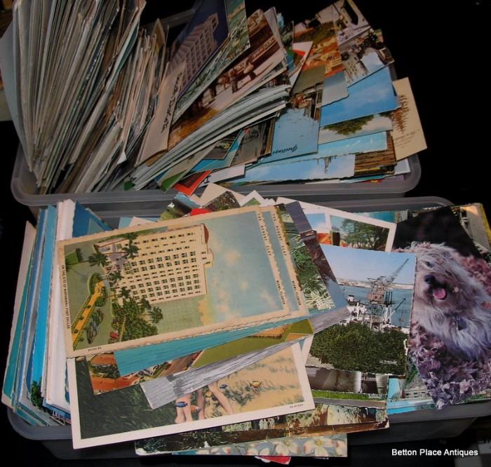 LOTS of postcards...interesting ....yet to be sorted