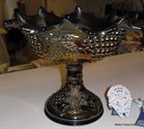 Carnival Glass Compote