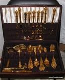 Gold Plated Cutlery Set