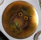 Enamel Owl Dish