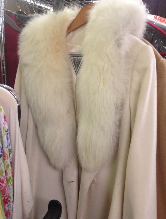 Coats fur lined collar