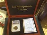 Washington Dollar Error coin