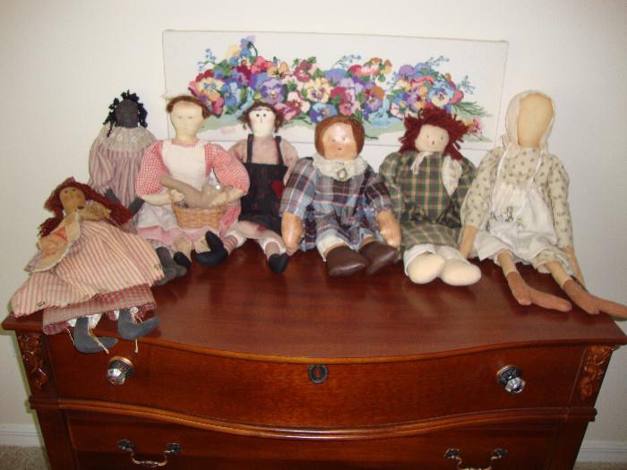 Collection of Rag Dolls