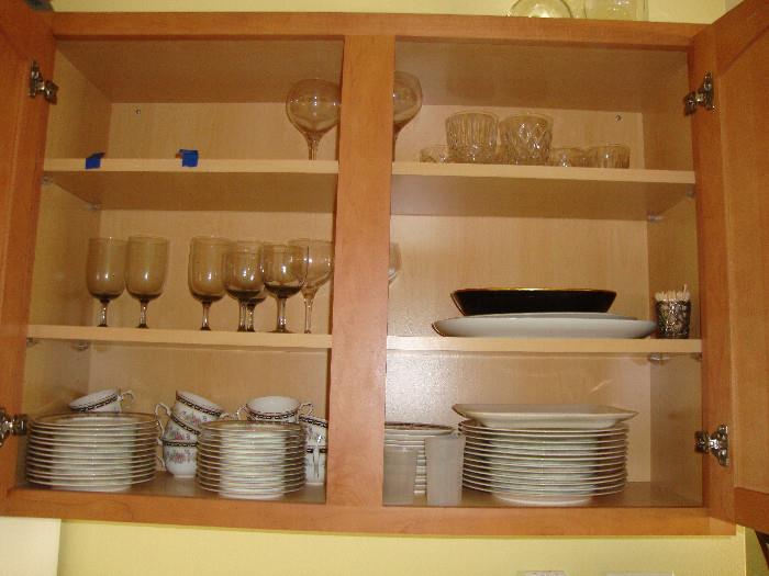assorted dishes and glassware