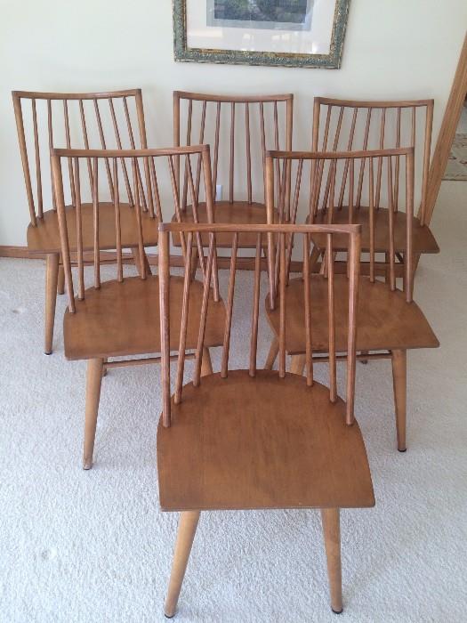 Russel Wright Mid-Century Modern Dining Room Chairs