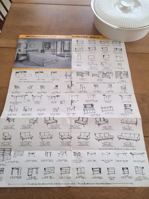Brochure from Mid-Century Modern Furniture