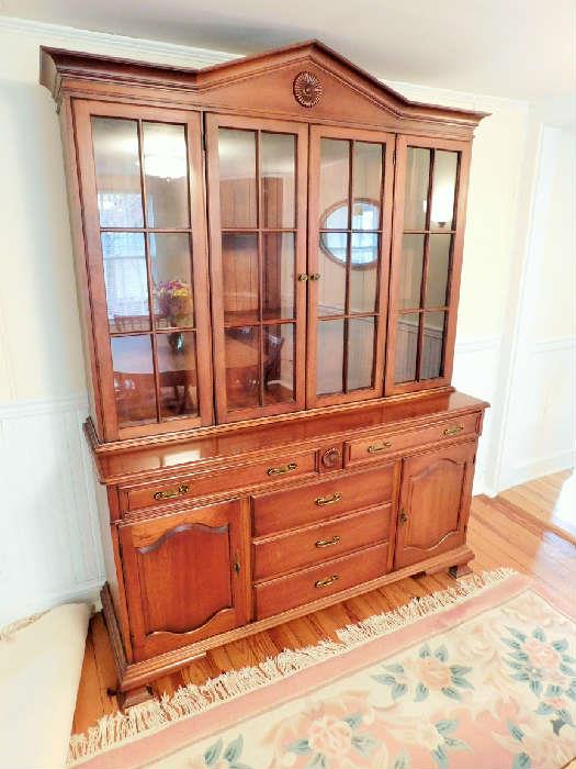 Pennsylvania House china cabinet to dining room