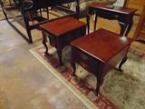 Matching Cherry End Tables and Sofa Table