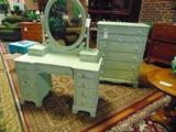 Painted Willett  Vanity and Chest of Drawers