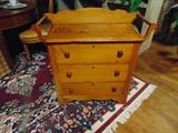 Early Pine Pegged Washstand