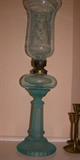 antique hurricane lamp