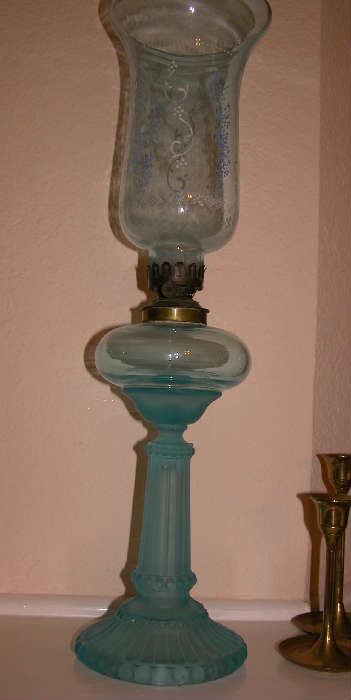 antique hurricane lamp
