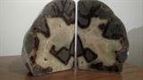 Septarian "Dragonstone" polished bookends