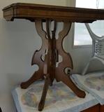 East Lake Victorian walnut table